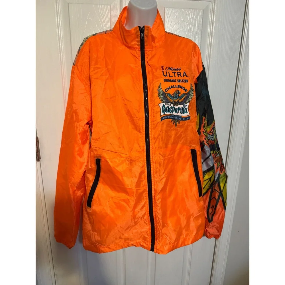 Leslie Jordan Gasparilla 2024 Michelob Ultra Challenge Windbreaker Jacket XL